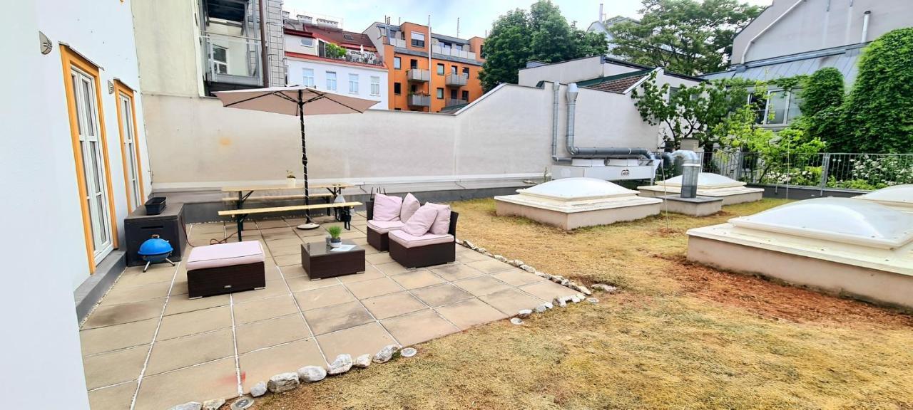 Comfortable, Specious Apartment With Inner Garden- Marzstrasse Apartments เวียนนา ภายนอก รูปภาพ